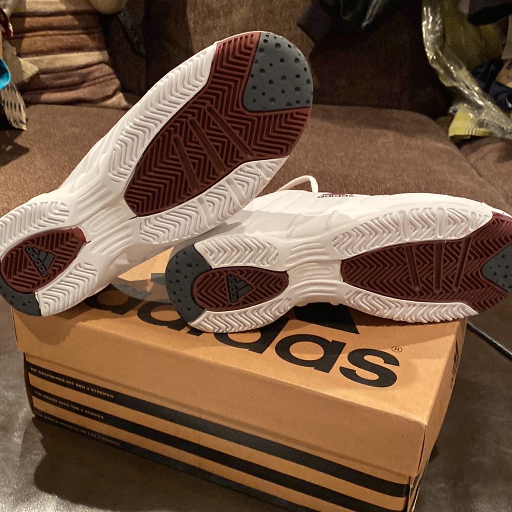 Adidas Mens’ “Big Court Logo” Sneakers -Sz. 10.5 NiB - Picture 8 of 14
